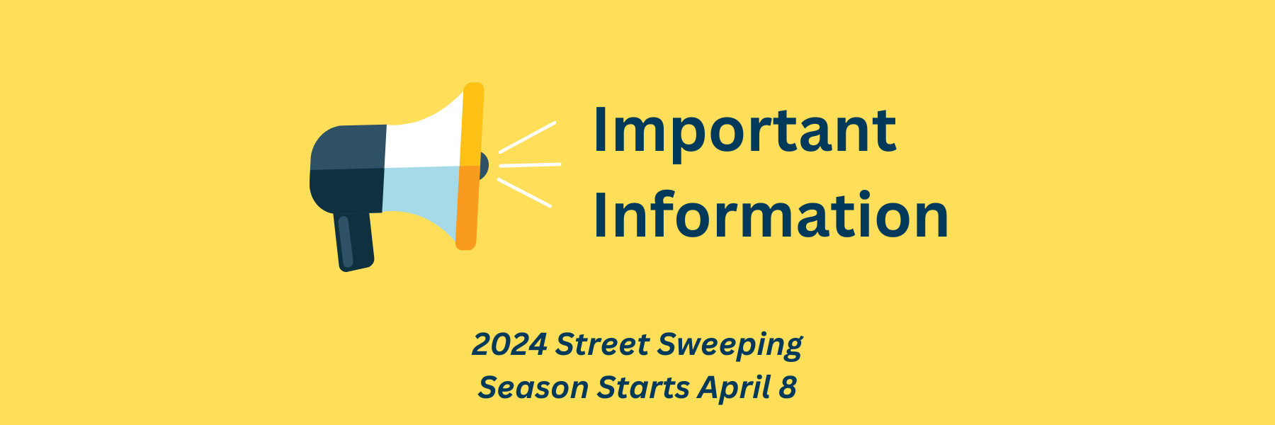 2024 Street Sweeping Season Starts April 8