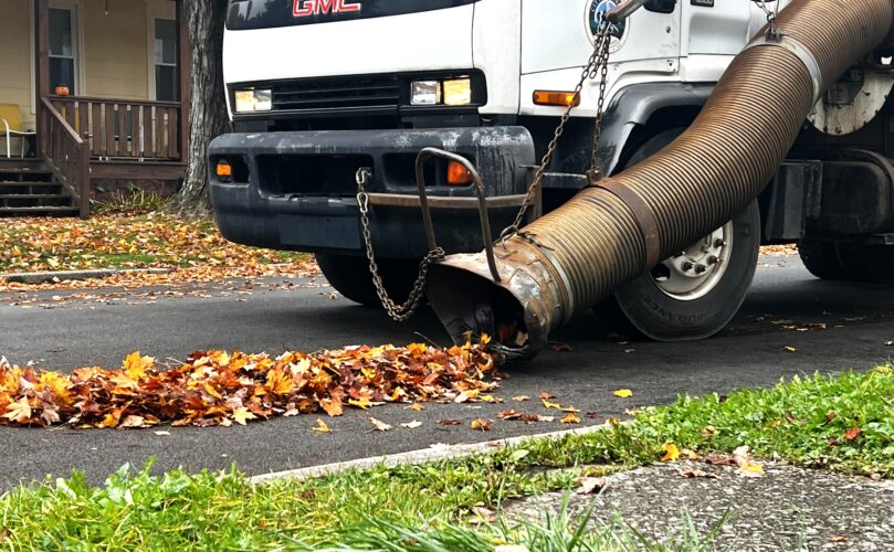 Leaf Collection Truck