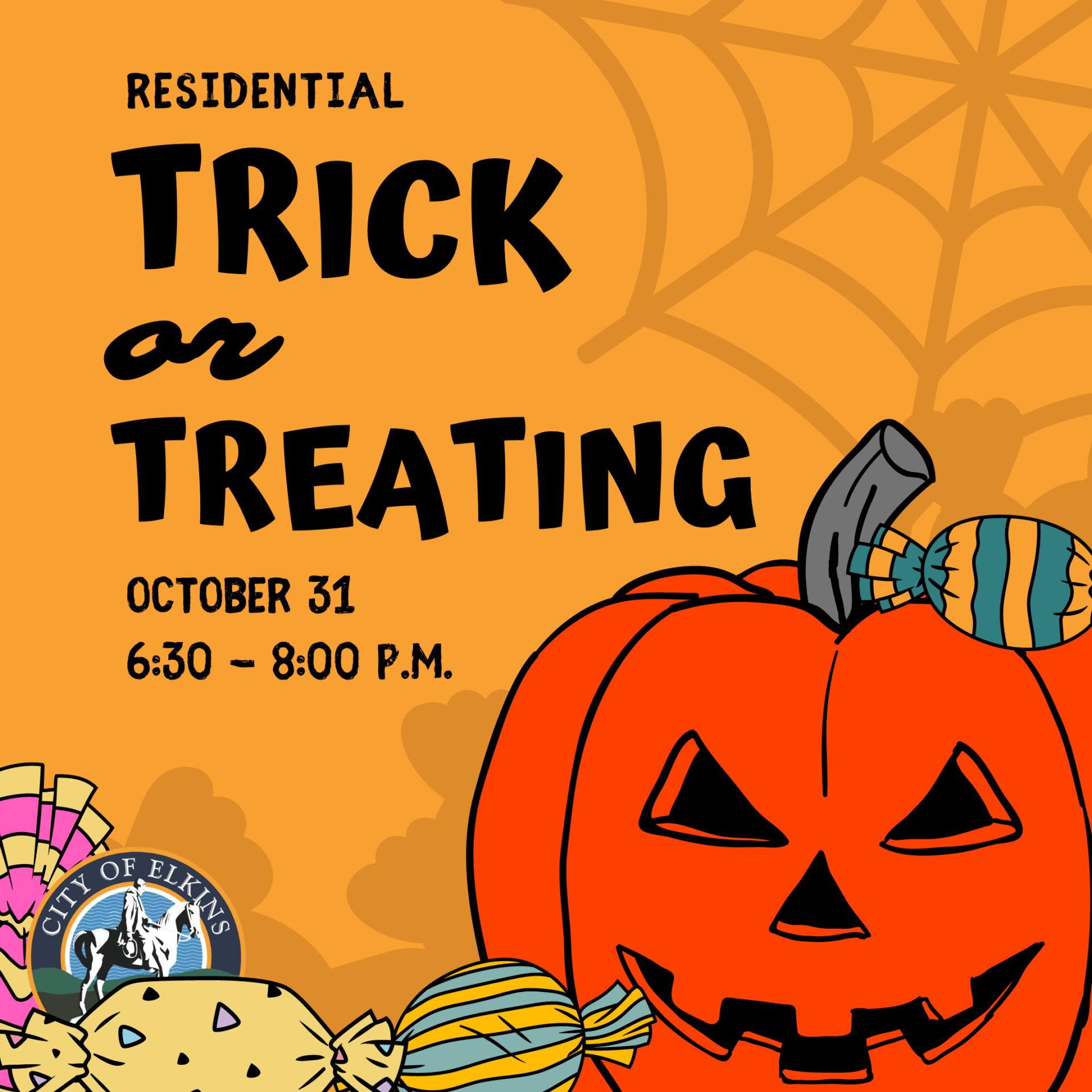 Residential Trick or Treating October 31