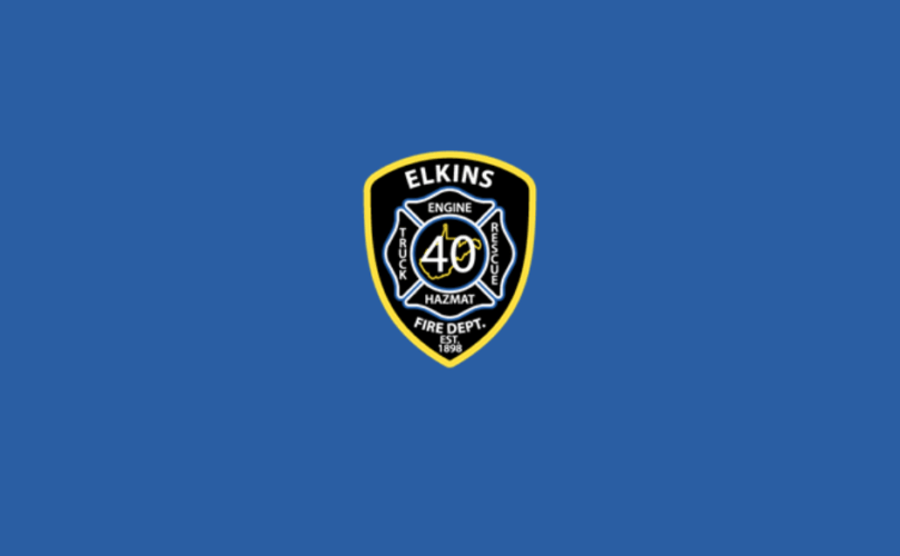 Logo of Elkins Fire Department, August 2025, Elkins, WV